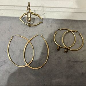 Gold earring bundle
